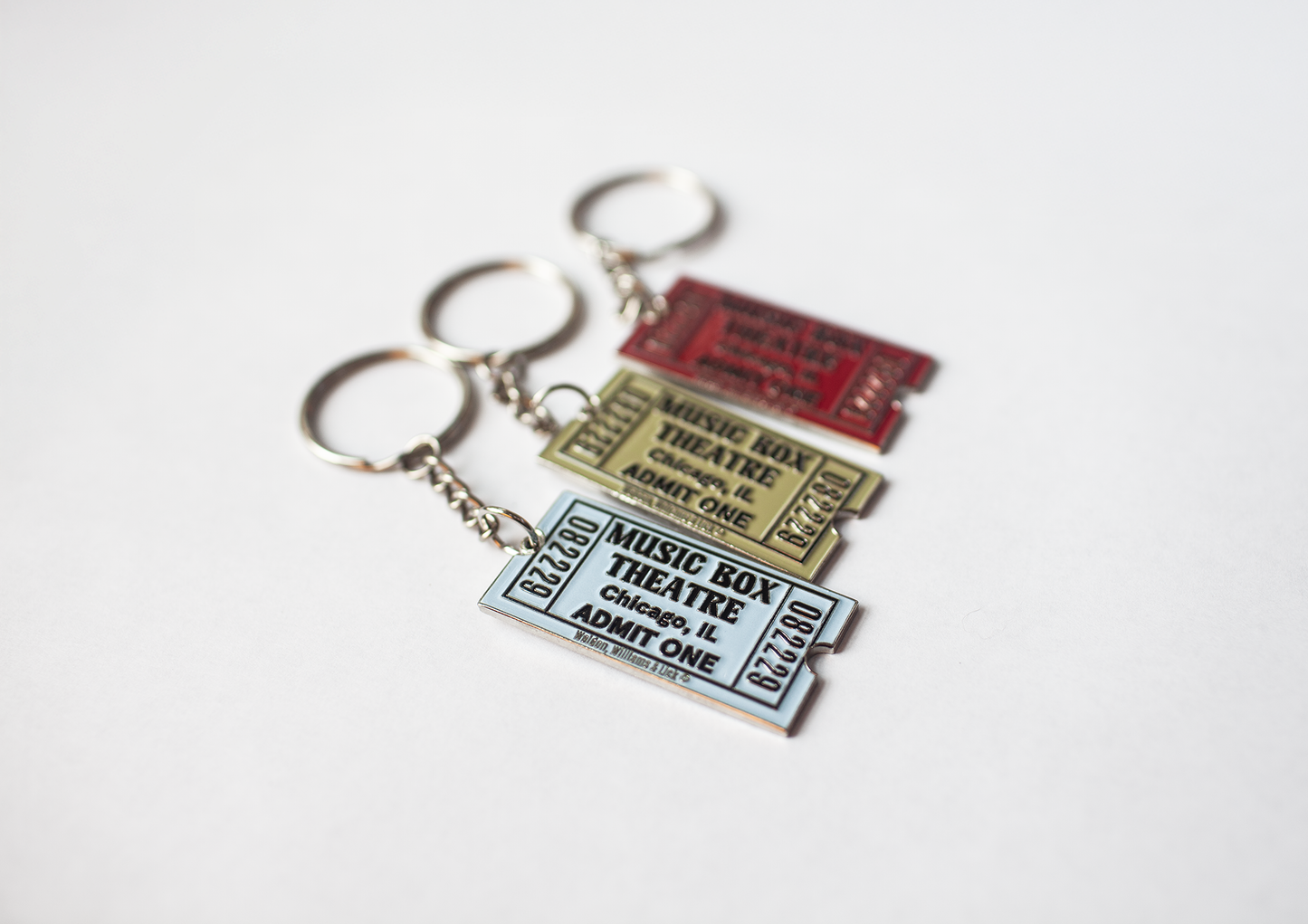 Blue Ticket Keychain