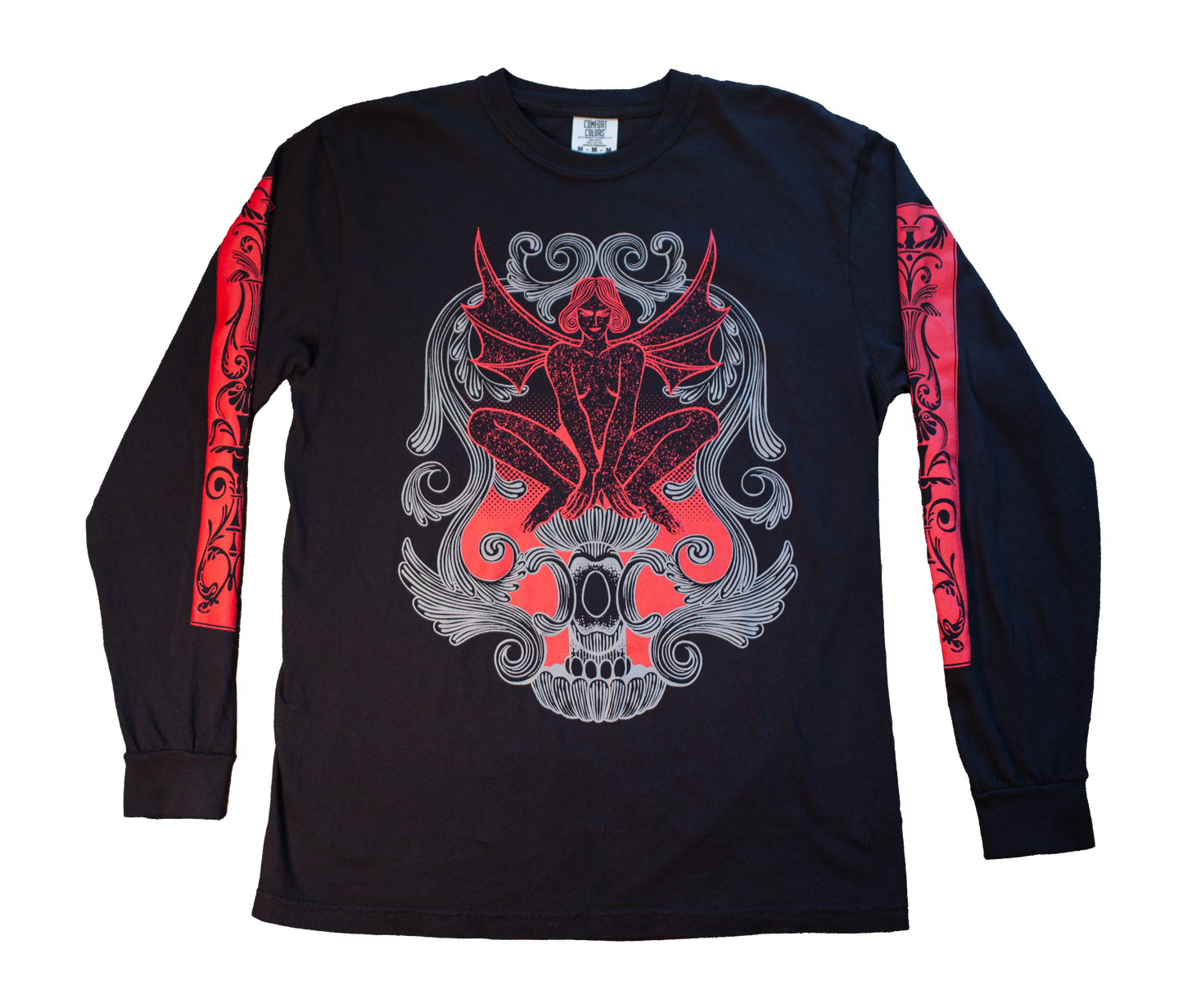 Music Box Cherub Long Sleeve Black