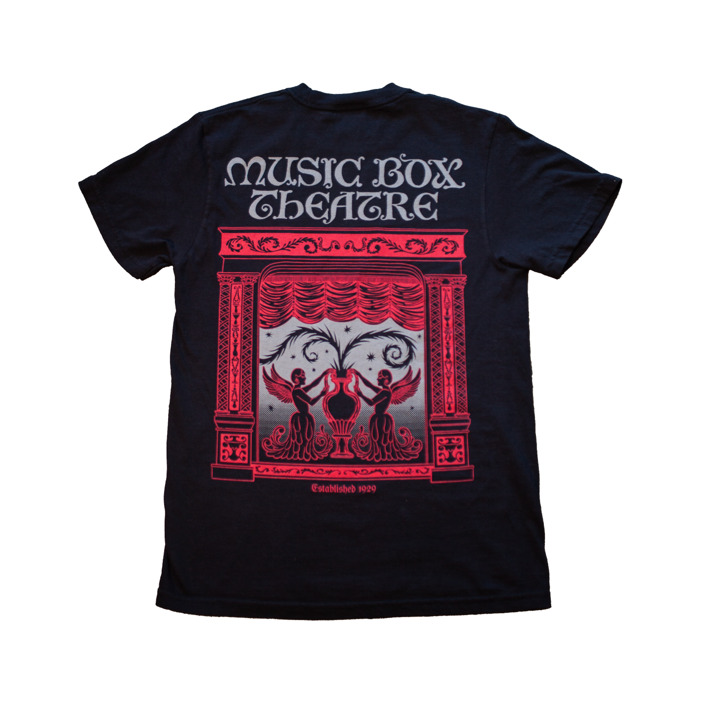Music Box Cherub Tee Black