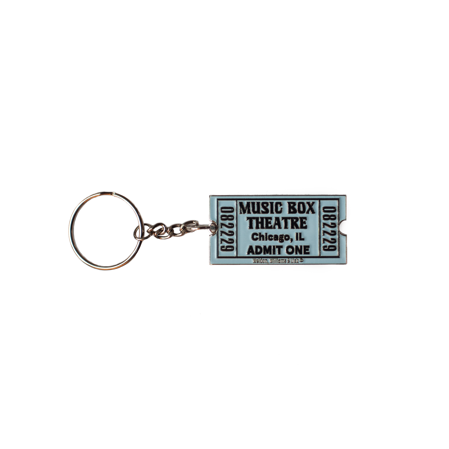 Blue Ticket Keychain