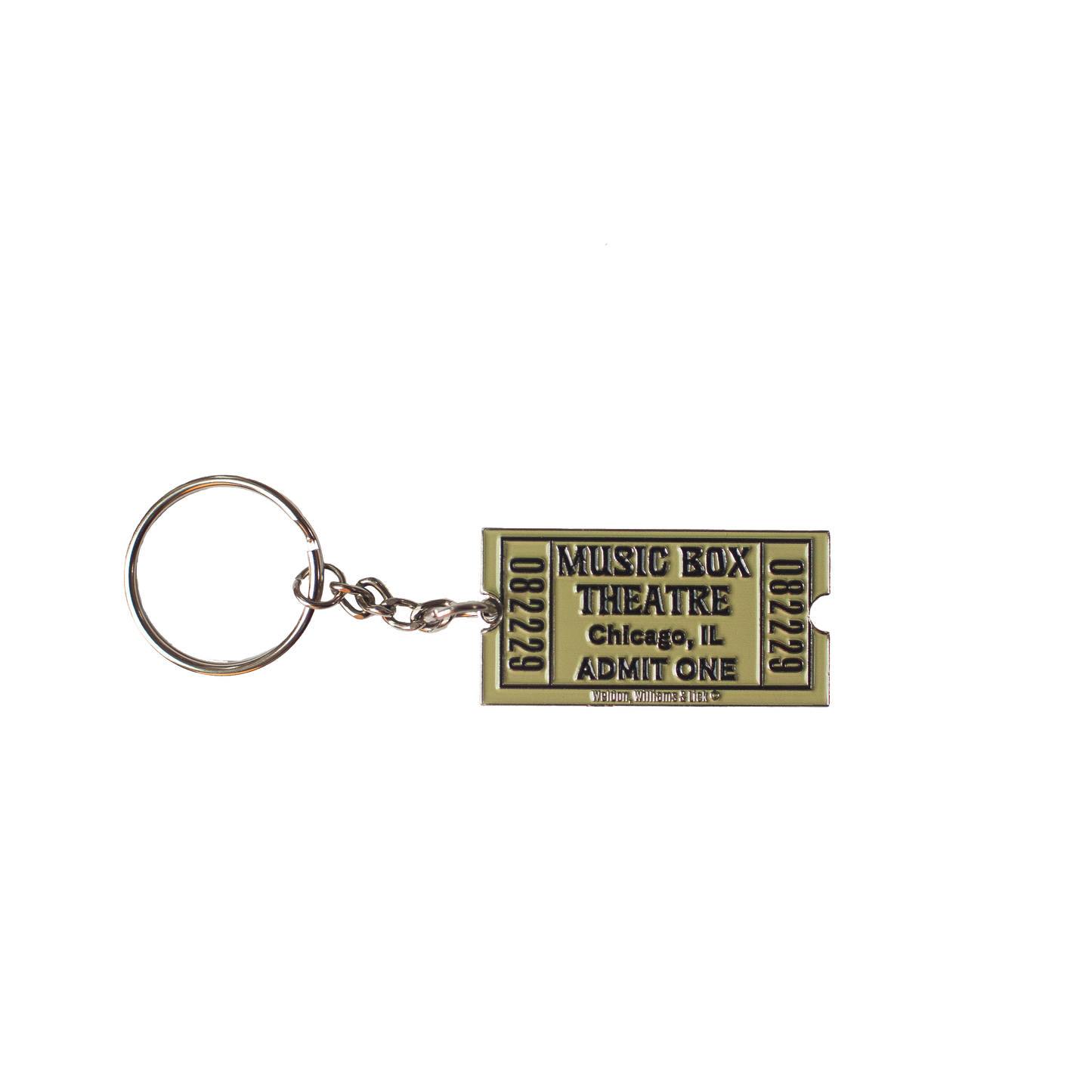 Green Ticket Keychain