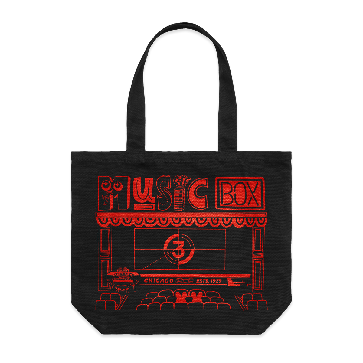 Super Yaki x Music Box Theatre Tote