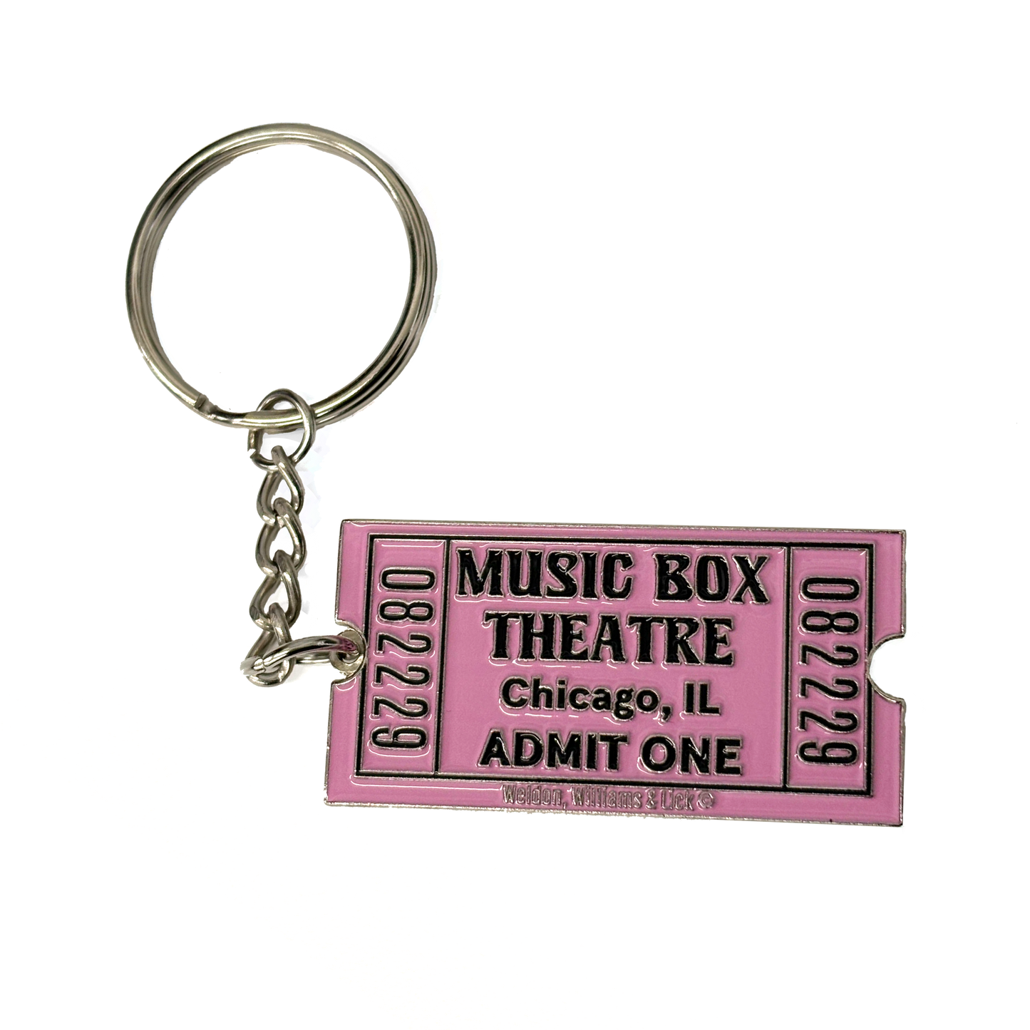 Pink Ticket Keychain