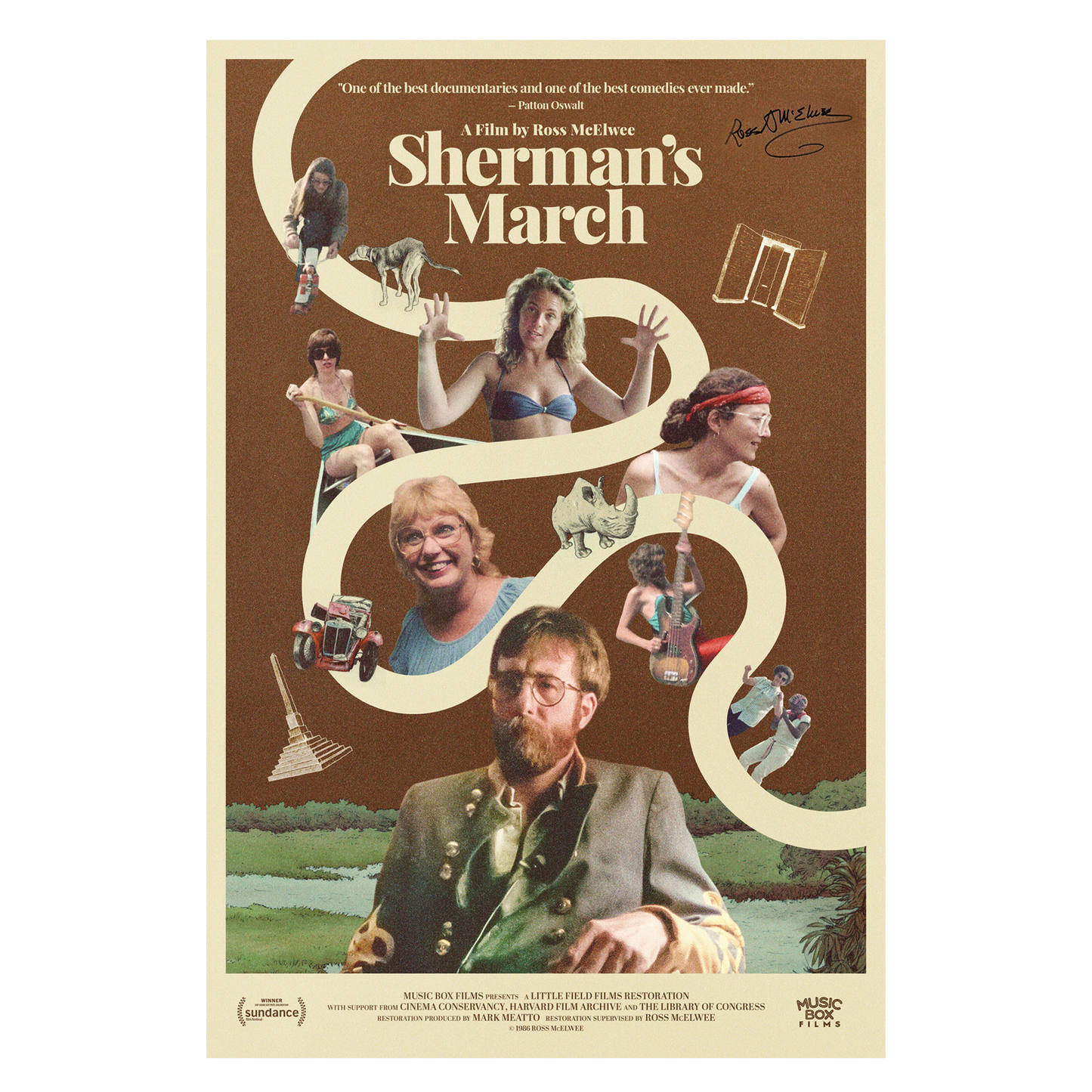 Sherman's March Signed Poster (Director Ross McElwee)