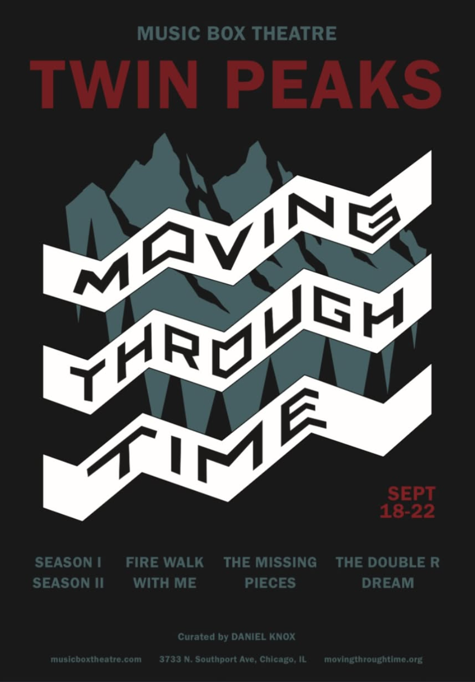 Twin Peaks Moving Through Time Poster