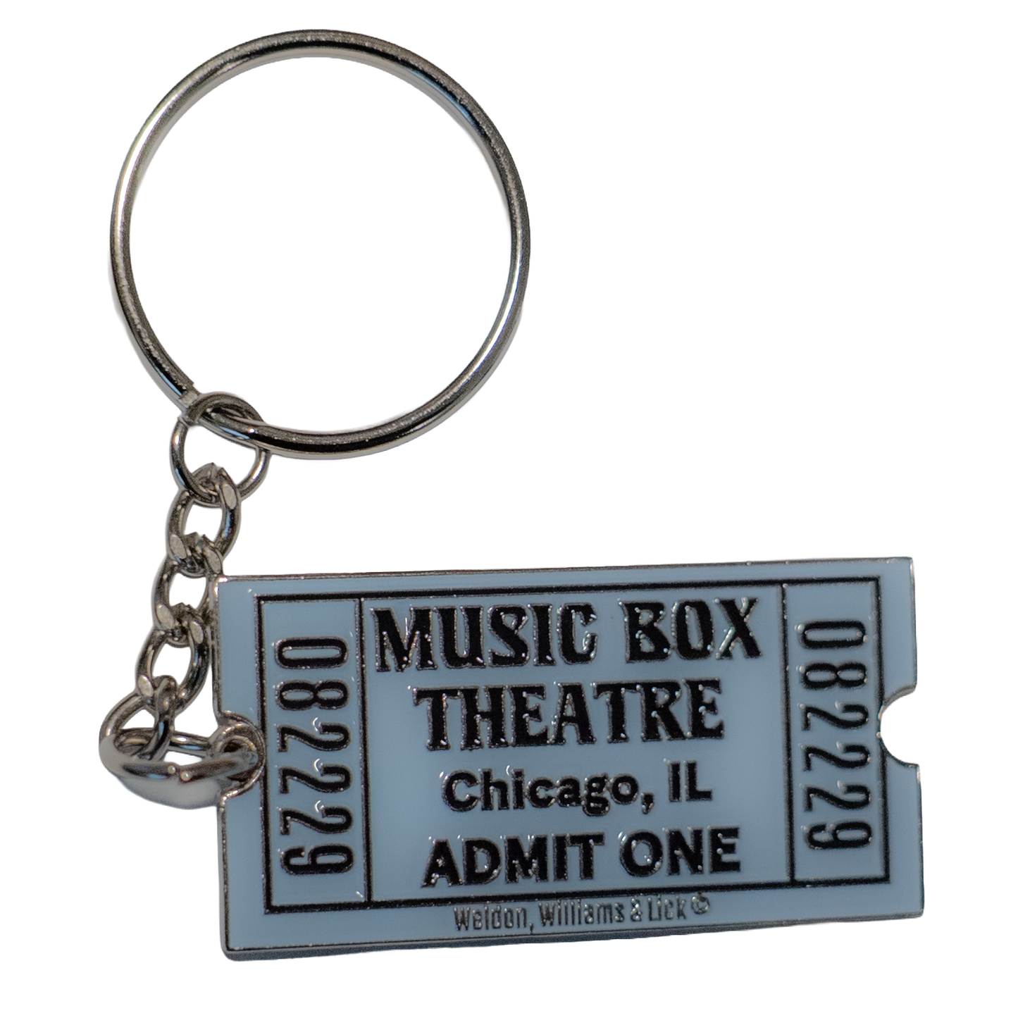 Blue Ticket Keychain