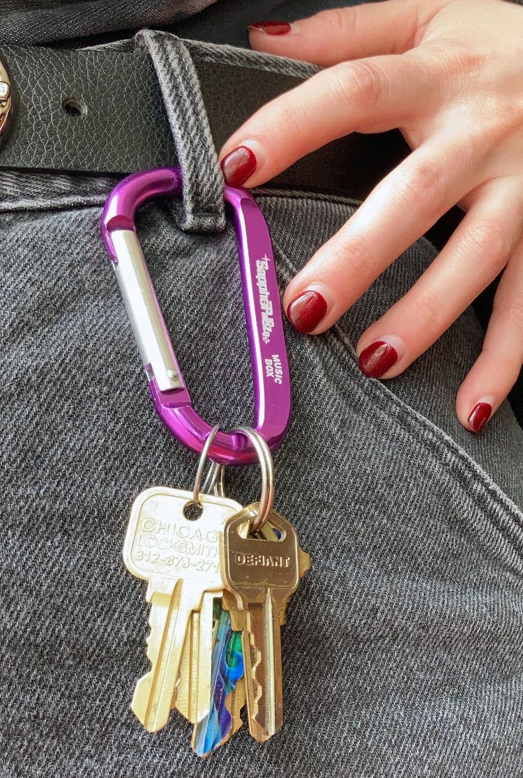 Sapphopalooza Carabiner