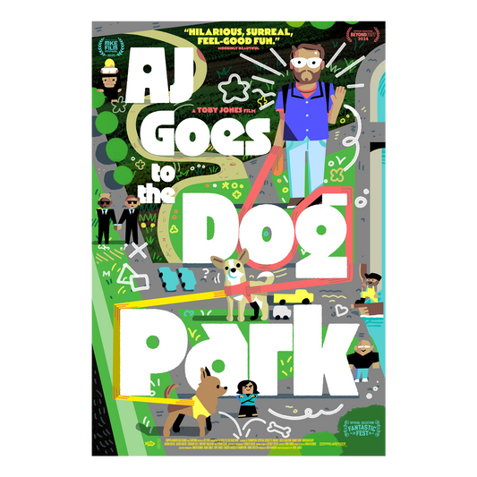 AJ Goes To The Dog Park Poster
