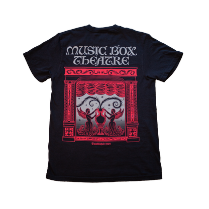 Music Box Cherub Tee Black