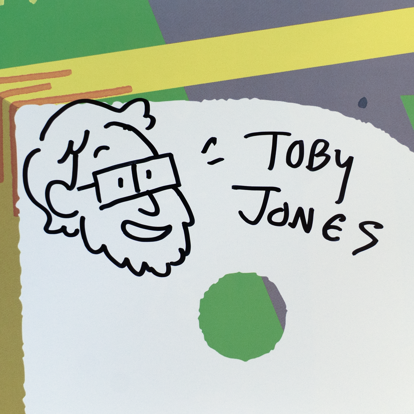 AJ Goes To The Dog Park Signed Poster (Dir. Toby Jones & more)