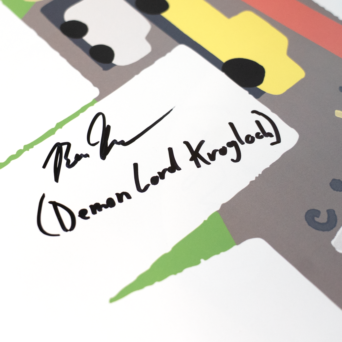 AJ Goes To The Dog Park Signed Poster (Dir. Toby Jones & more)
