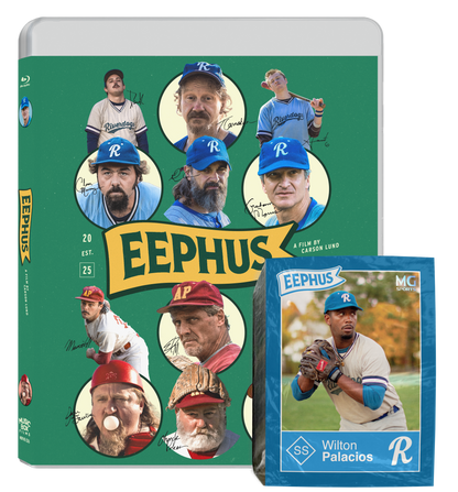 Limited Edition: Eephus Blu-Ray and Baseball Card Pack Bundle Music Box Shop Limited Edition: Eephus Blu-Ray and Baseball Card Pack Bundle Music Box Shop