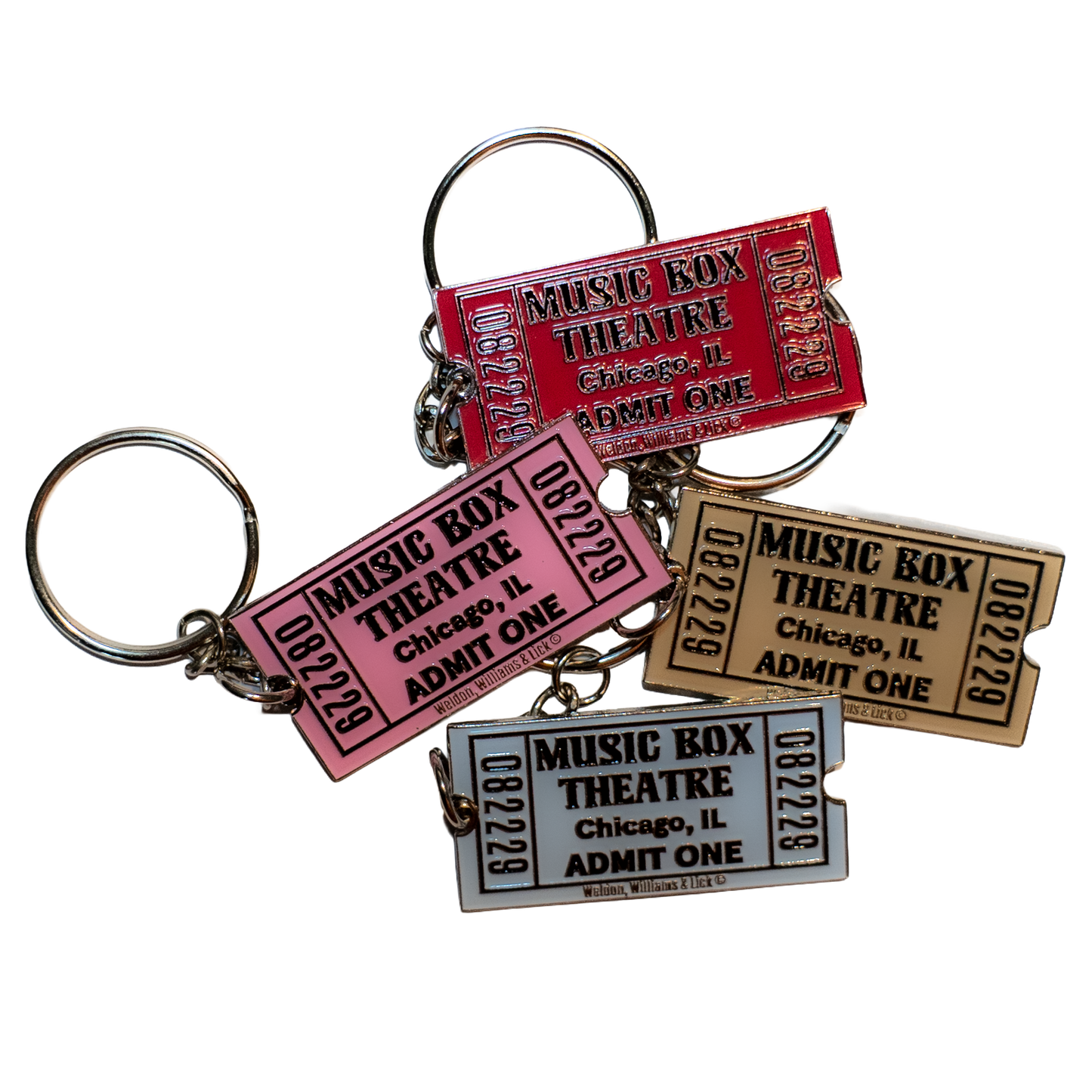 Pink Ticket Keychain