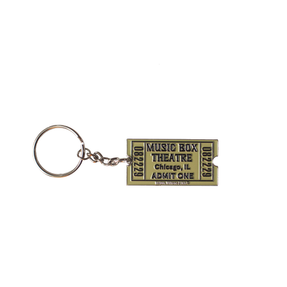 Green Ticket Keychain