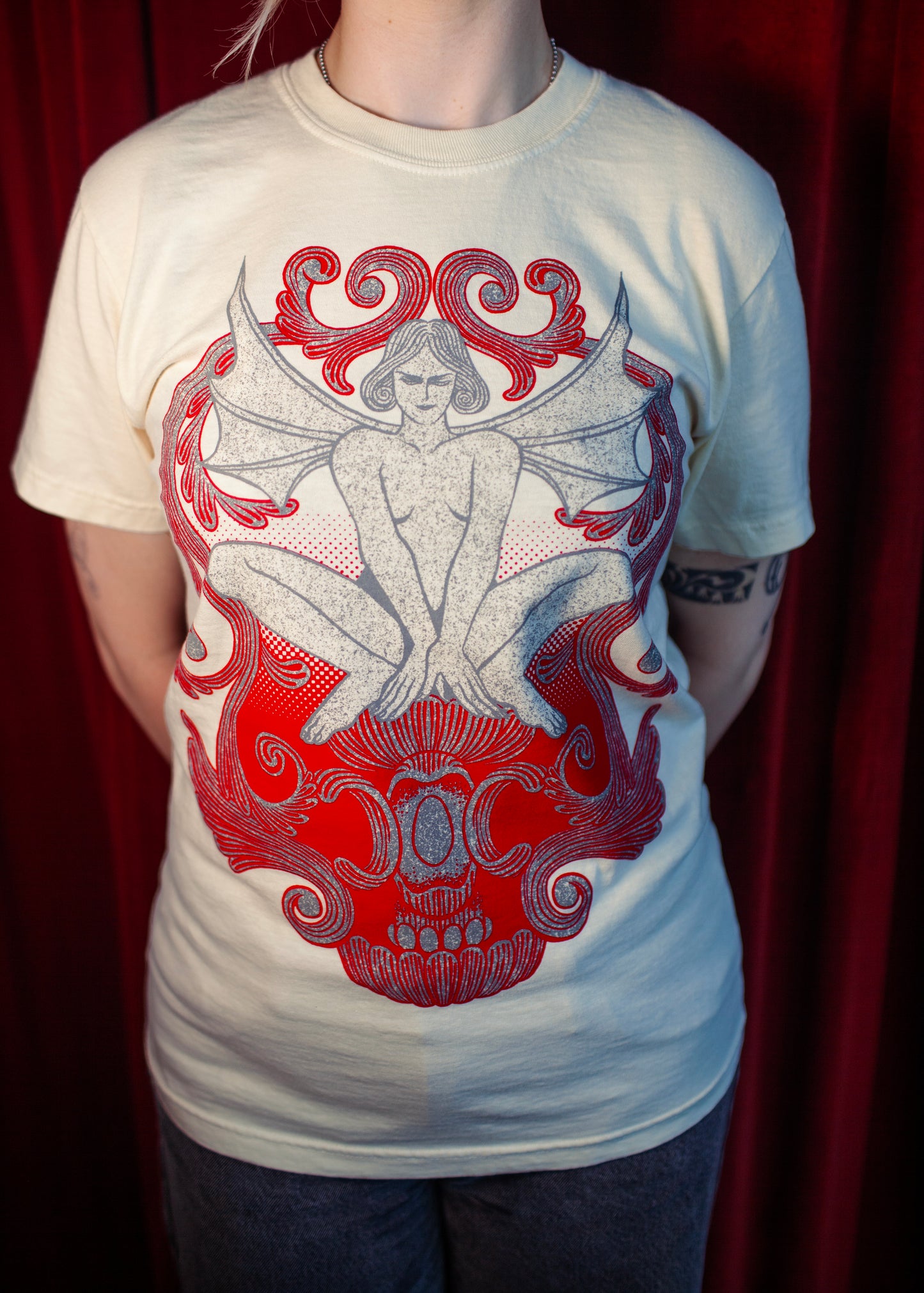 Music Box Cherub Tee Cream