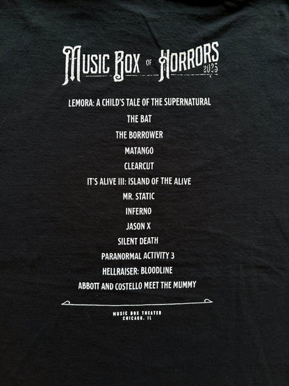 Music Box of Horrors 2025 Shirt