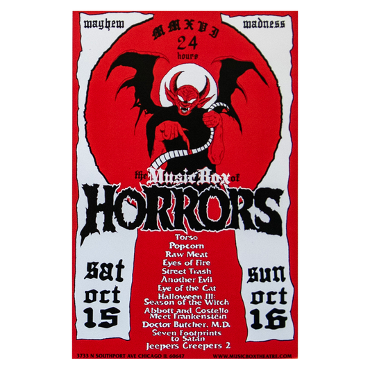 Music Box of Horrors 2016 Poster