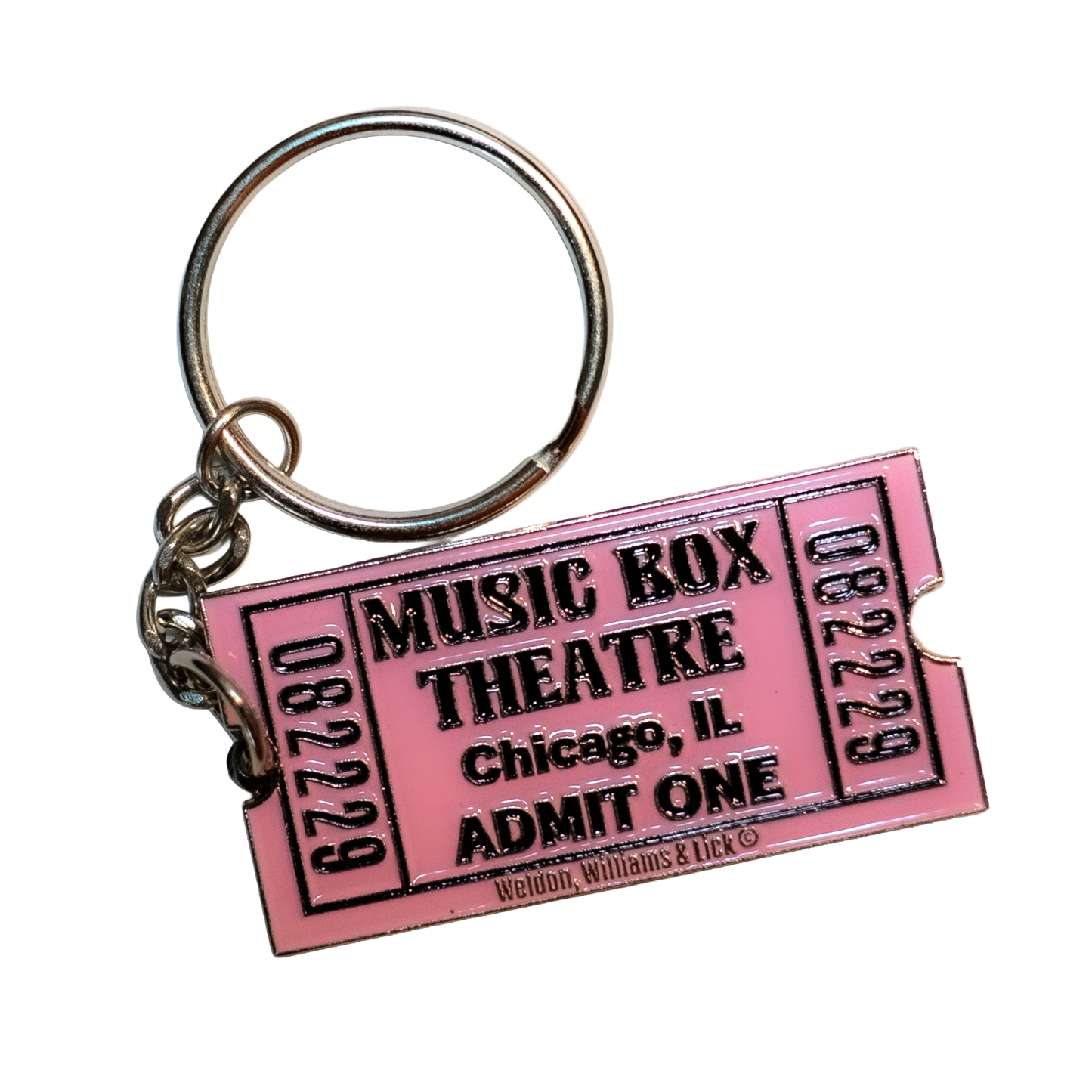 Pink Ticket Keychain