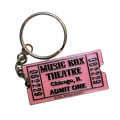 Pink Ticket Keychain