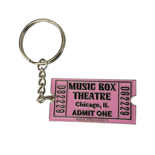 Pink Ticket Keychain