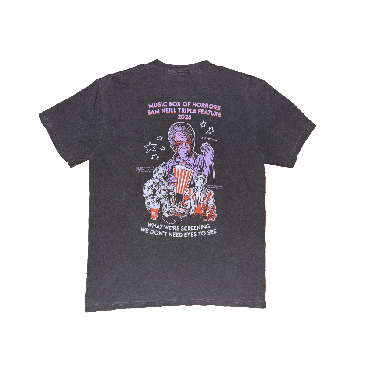 Sam Neill Trilogy of Madness Tee