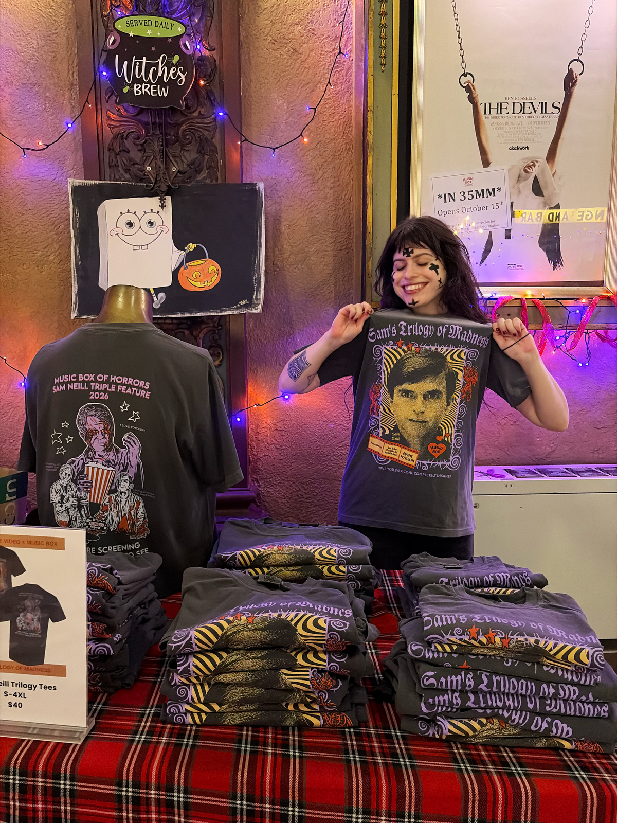 Sam Neill Trilogy of Madness Tee