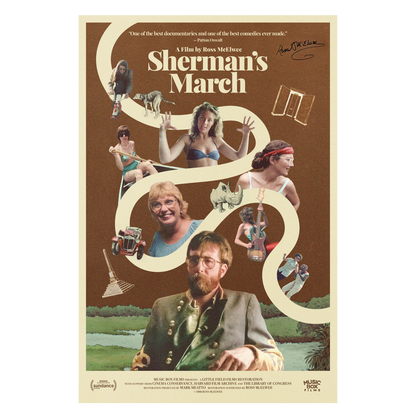 Sherman's March Signed Poster (Director Ross McElwee)