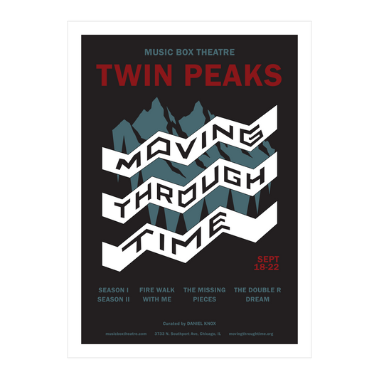Twin Peaks Moving Through Time Poster
