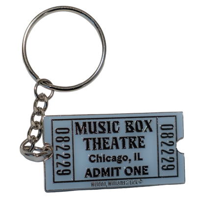Blue Ticket Keychain