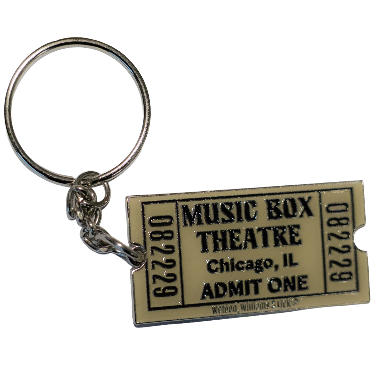 Green Ticket Keychain