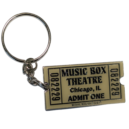 Green Ticket Keychain